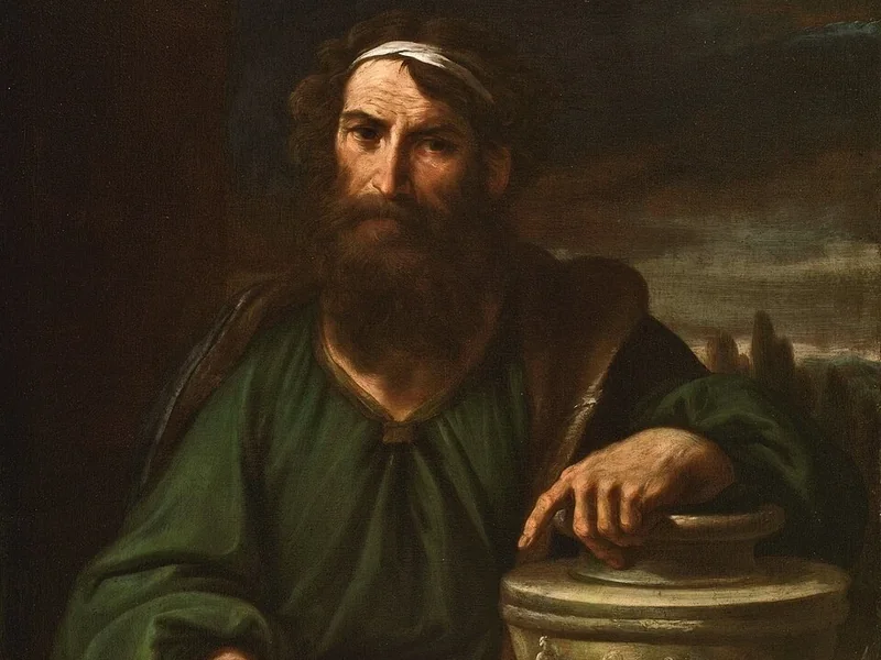 1629-Agostino Scilla - Il filosofo Epicuro
